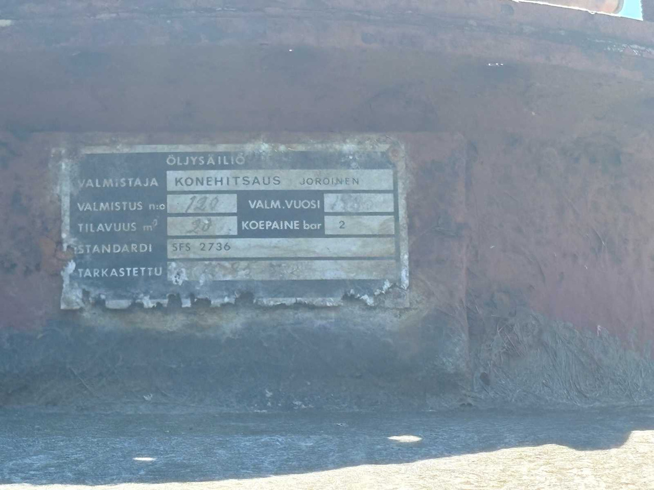 Fuel tank 20 m3 - Lagringstank: bild 2 Fuel tank 20 m3 - Lagringstank: bild 2