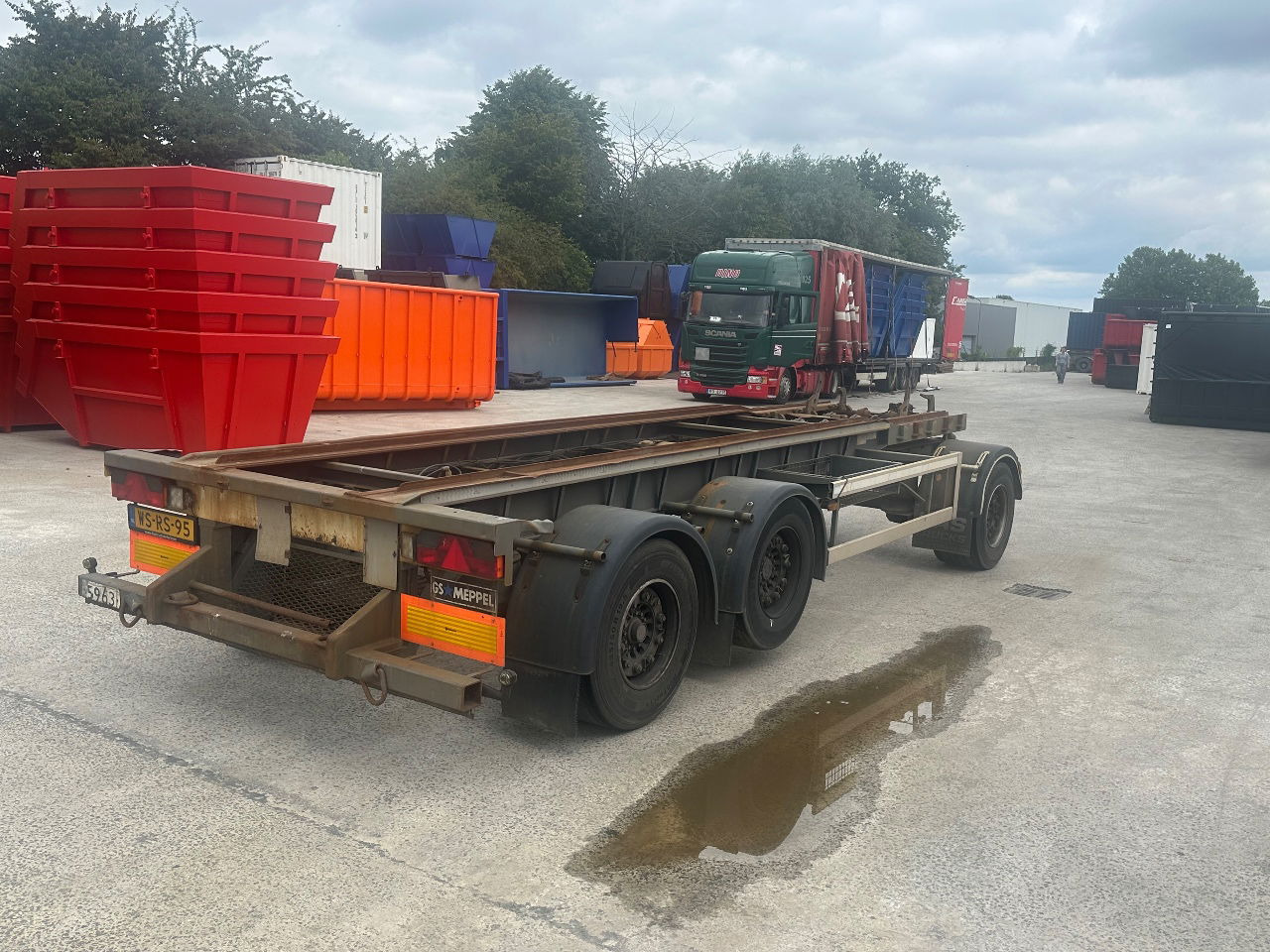 GS AIC -2700 N - Containersläp/ Växelflaksläp: bild 1 GS AIC -2700 N - Containersläp/ Växelflaksläp: bild 1