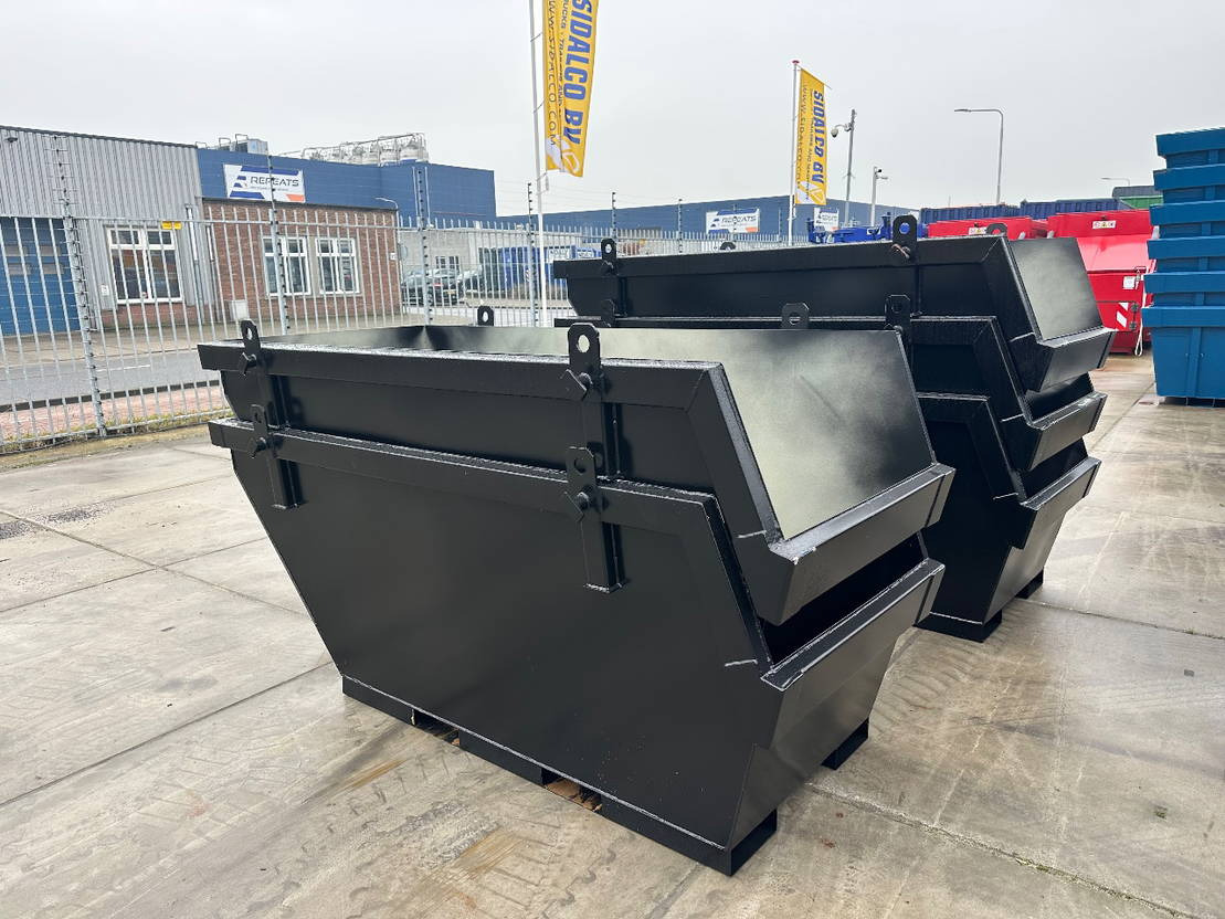 Sidalco 2 m3 portaalarm met lepelgaten - Liftdumpercontainer: bild 5 Sidalco 2 m3 portaalarm met lepelgaten - Liftdumpercontainer: bild 5
