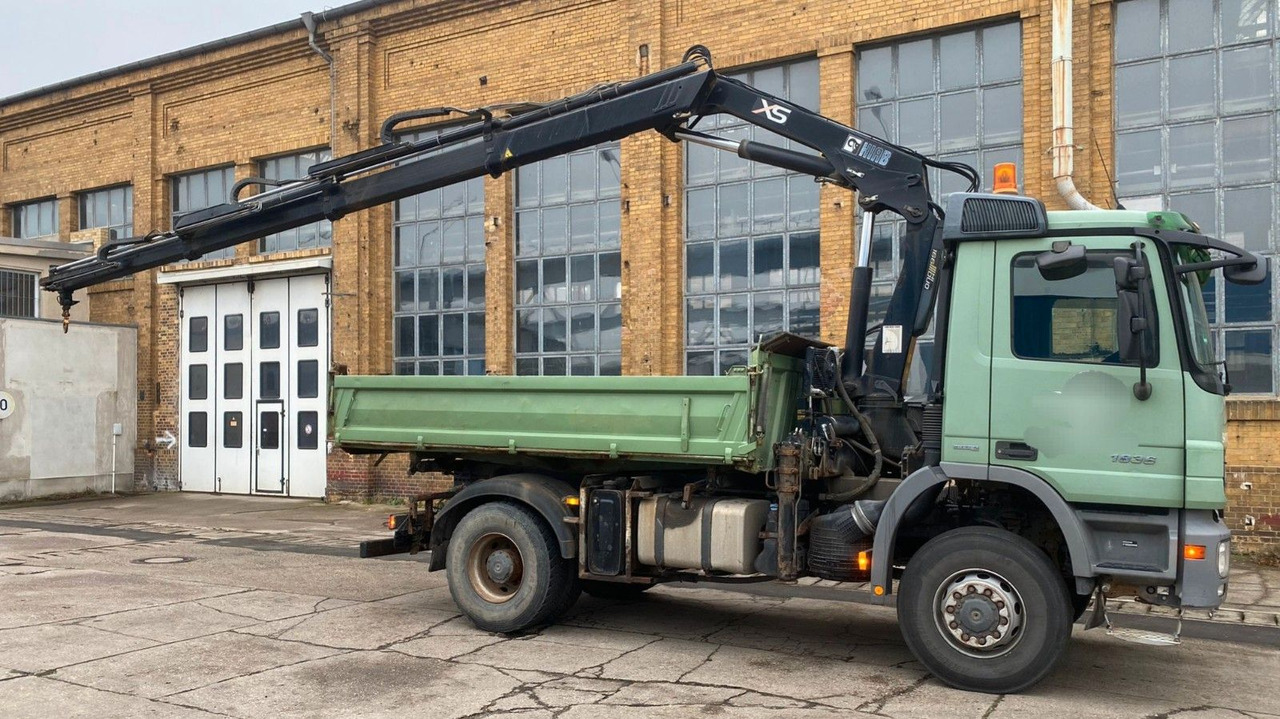Mercedes-Benz Actros 2/3 6-Zyl.1836 ALLRAD 4x4 Dreiseitk: Kran Mercedes-Benz Actros 2/3 6-Zyl.1836 ALLRAD 4x4 Dreiseitk. Kran - Tippbil lastbil, Kranbil: bild 1 Mercedes-Benz Actros 2/3 6-Zyl.1836 ALLRAD 4x4 Dreiseitk: Kran Mercedes-Benz Actros 2/3 6-Zyl.1836 ALLRAD 4x4 Dreiseitk. Kran - Tippbil lastbil, Kranbil: bild 1