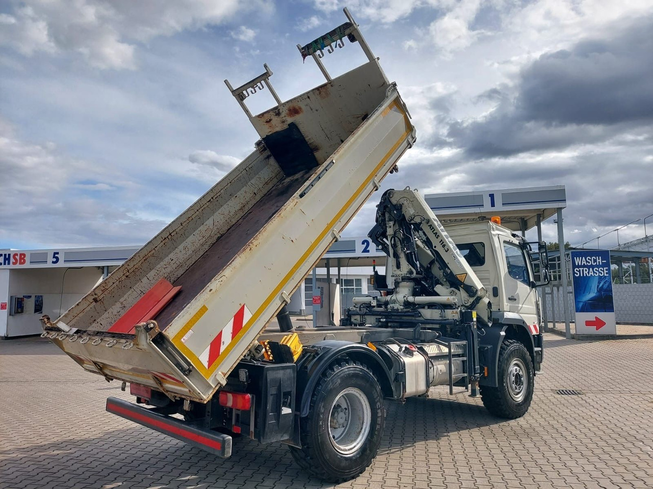 Mercedes-Benz Atego / 1324 MEILER 4X4 KRAN ATLAS 116.3 - Tippbil lastbil, Kranbil: bild 5 Mercedes-Benz Atego / 1324 MEILER 4X4 KRAN ATLAS 116.3 - Tippbil lastbil, Kranbil: bild 5