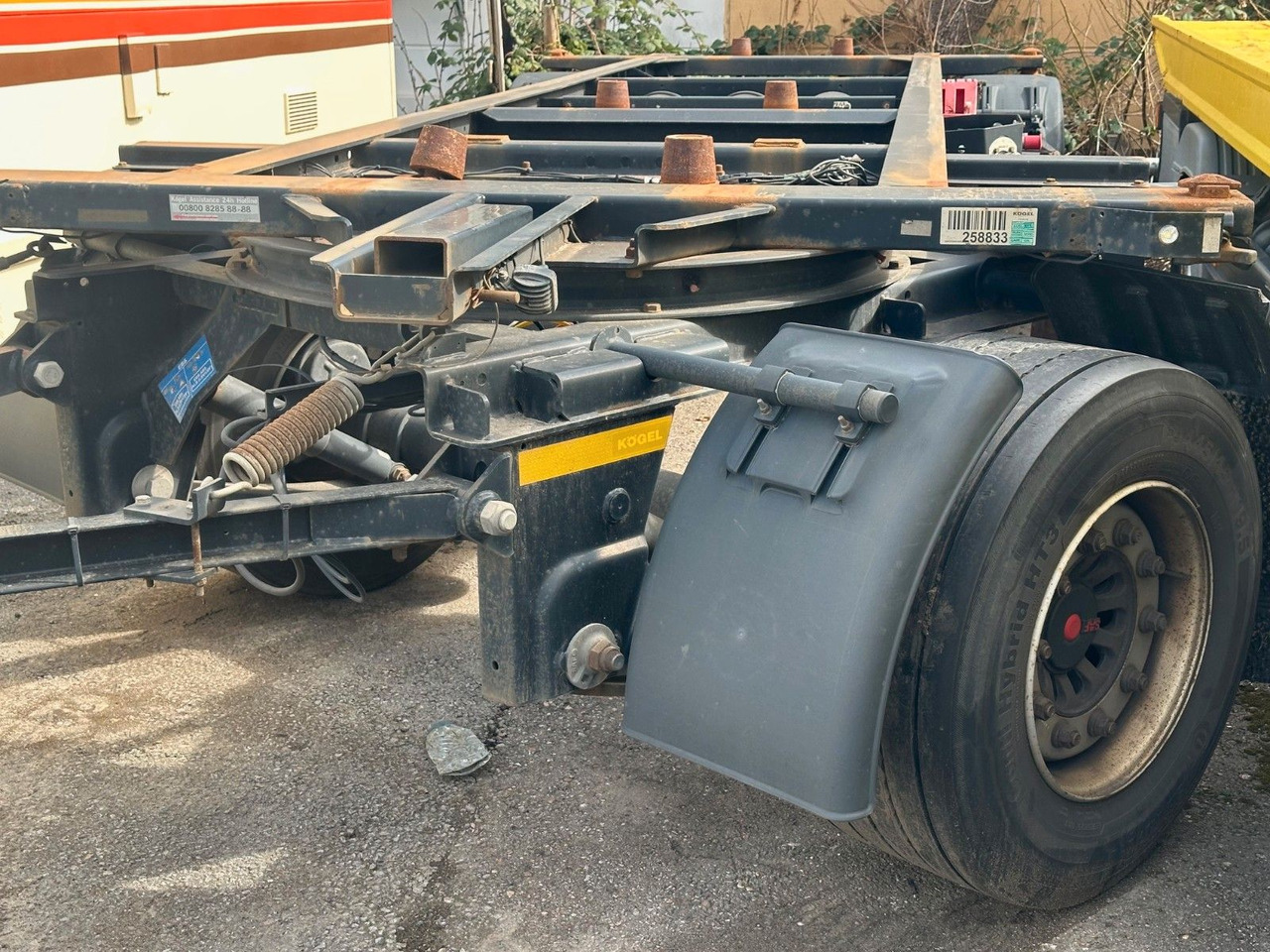 Kögel AW 18 - 19,5"-Lafette,Anhänger BDF,ATL Container - Containersläp/ Växelflaksläp: bild 1 Kögel AW 18 - 19,5"-Lafette,Anhänger BDF,ATL Container - Containersläp/ Växelflaksläp: bild 1