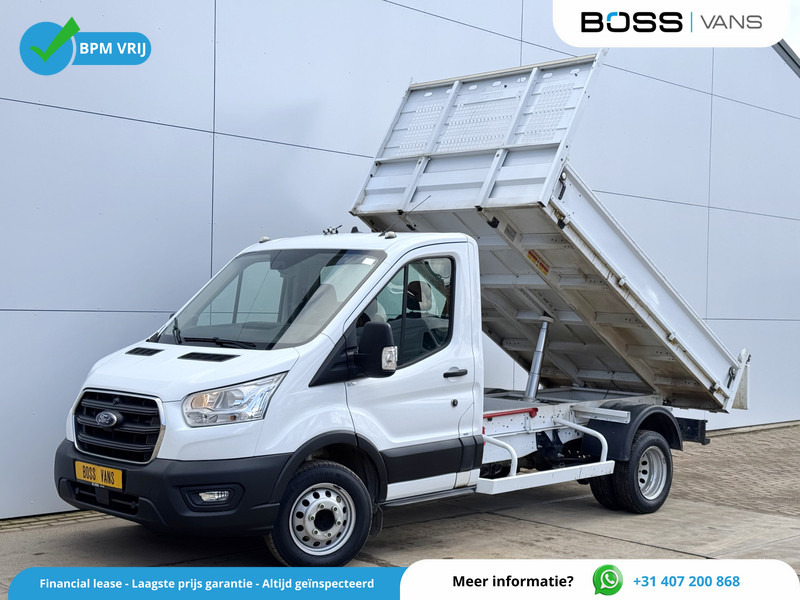 Ford Transit 170pk Kipper Dubbellucht Airco 3,5t Trekhaak Tipper - Transportbil med tippflak: bild 1 Ford Transit 170pk Kipper Dubbellucht Airco 3,5t Trekhaak Tipper - Transportbil med tippflak: bild 1