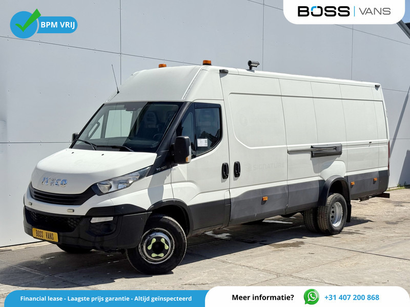 Iveco Daily 70C18 3.0L L4H2 Dubbellucht Airco Cruise Control Dubbele Schuif Oprijplaat Trekhaak Camera Tachograaf - Skåpbil: bild 1 Iveco Daily 70C18 3.0L L4H2 Dubbellucht Airco Cruise Control Dubbele Schuif Oprijplaat Trekhaak Camera Tachograaf - Skåpbil: bild 1