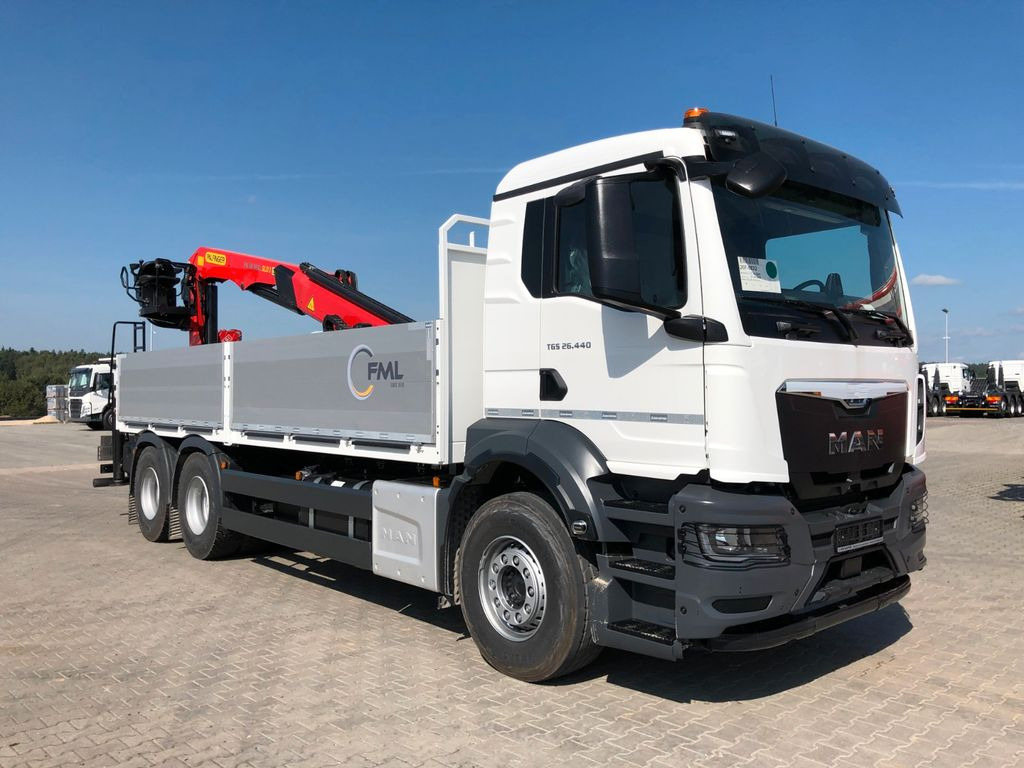 Ny Flakbil, Kranbil MAN TGS 26.440 6x4  PALFINGER PK 18.001 L: bild 1