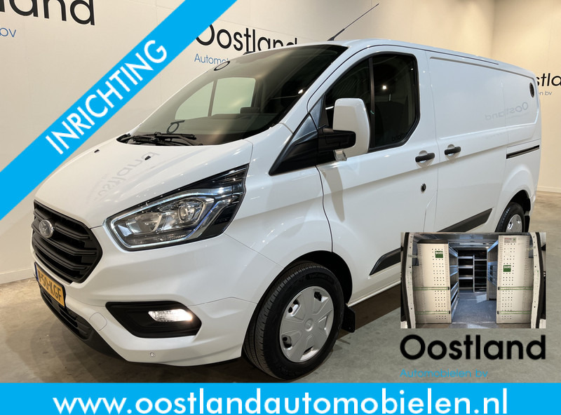 Ford Transit Custom 300 2.0 TDCI L1H1 Trend 130 PK / Servicebus / Bott Inrichting / Euro 6 / Schuifdeur L + R / Airco / CarPlay / Klep / PDC / Navigatie / 3-Zits / BPM VRIJ !! - Små skåpbil: bild 1 Ford Transit Custom 300 2.0 TDCI L1H1 Trend 130 PK / Servicebus / Bott Inrichting / Euro 6 / Schuifdeur L + R / Airco / CarPlay / Klep / PDC / Navigatie / 3-Zits / BPM VRIJ !! - Små skåpbil: bild 1
