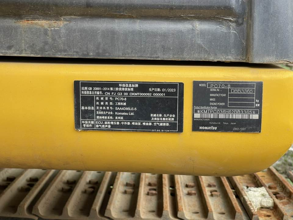 Komatsu PC70-8 - Minigrävmaskin: bild 2 Komatsu PC70-8 - Minigrävmaskin: bild 2