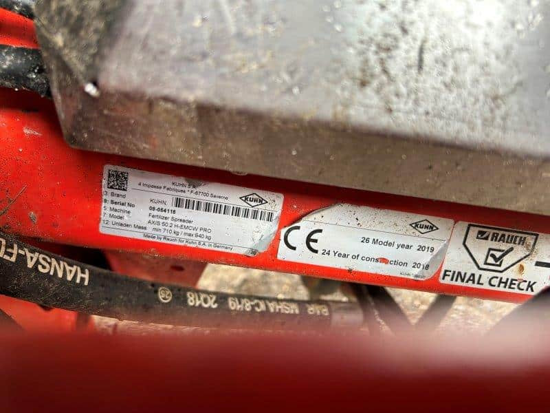 Kuhn AXIS H-EMC-W 50.2 - Mineralgödselspridare: bild 4 Kuhn AXIS H-EMC-W 50.2 - Mineralgödselspridare: bild 4
