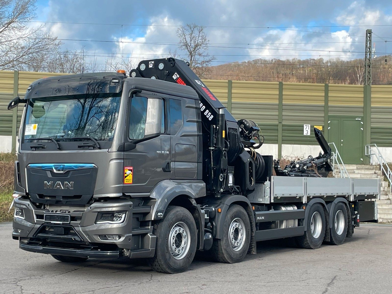 MAN TGS 35.520 8x4 BL HIAB X-HIPRO 658 EP-6 - Kranbil: bild 2 MAN TGS 35.520 8x4 BL HIAB X-HIPRO 658 EP-6 - Kranbil: bild 2