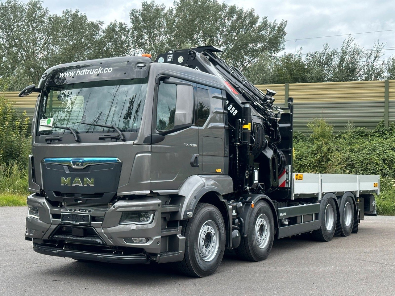 MAN TGS 35.520 8x4 BL HIAB X-HiPro858E-8 & Jib150x-6 - Flakbil, Kranbil: bild 3 MAN TGS 35.520 8x4 BL HIAB X-HiPro858E-8 & Jib150x-6 - Flakbil, Kranbil: bild 3