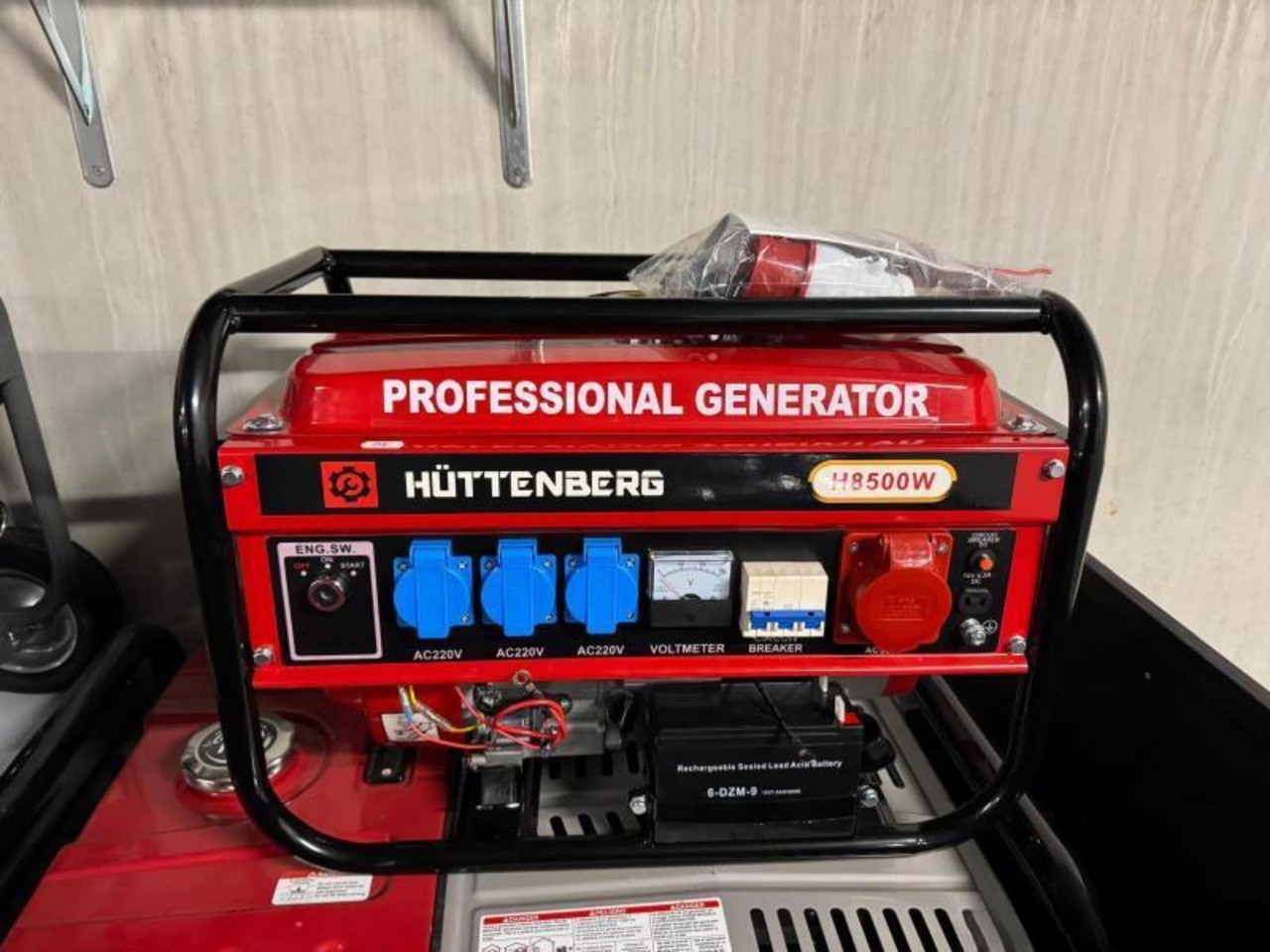 Hüttenberg H8500 Key- en Trekstart Benzine Generator (Nieuw) - Elgenerator: bild 1 Hüttenberg H8500 Key- en Trekstart Benzine Generator (Nieuw) - Elgenerator: bild 1