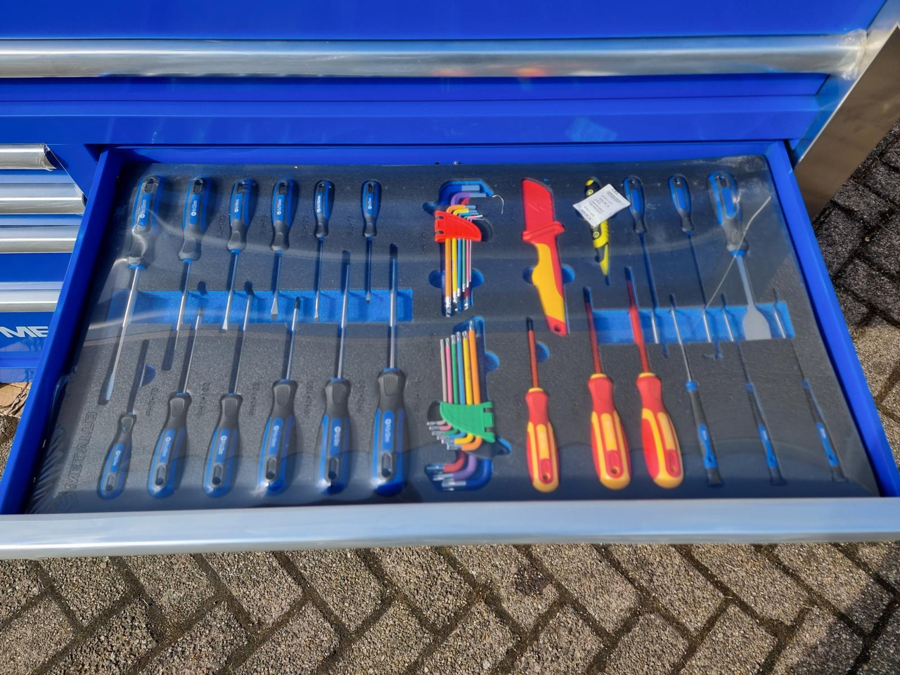 Metallo Mega Jumbo Gereedschapskist - Nieuw, 11 lades waarvan 9 gevuld met gereedschap - Garage & Verkstadsutrustning: bild 5 Metallo Mega Jumbo Gereedschapskist - Nieuw, 11 lades waarvan 9 gevuld met gereedschap - Garage & Verkstadsutrustning: bild 5