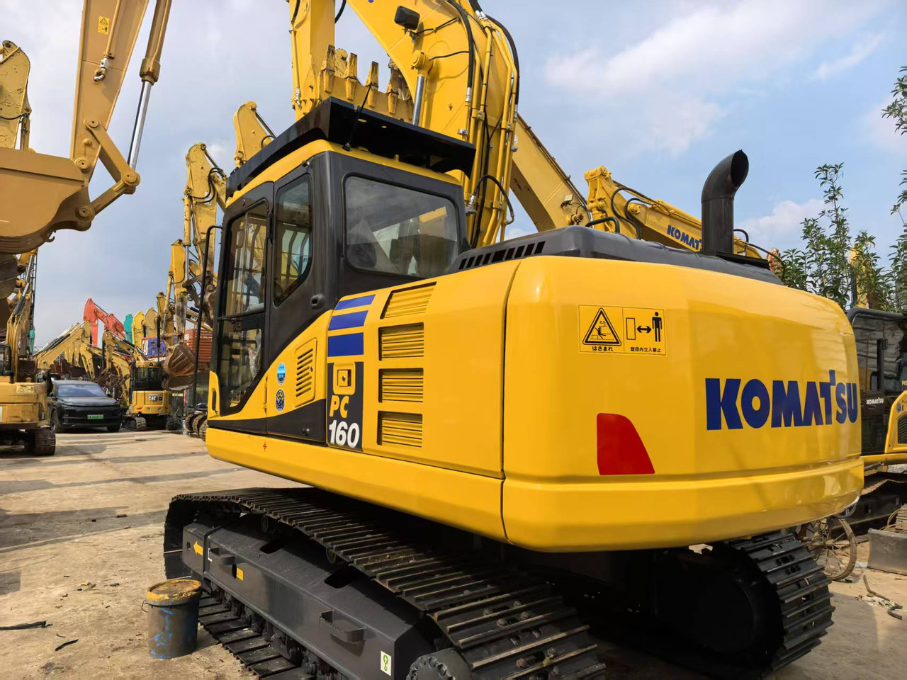 KOMATSU PC160 - Bandgrävare: bild 1 KOMATSU PC160 - Bandgrävare: bild 1