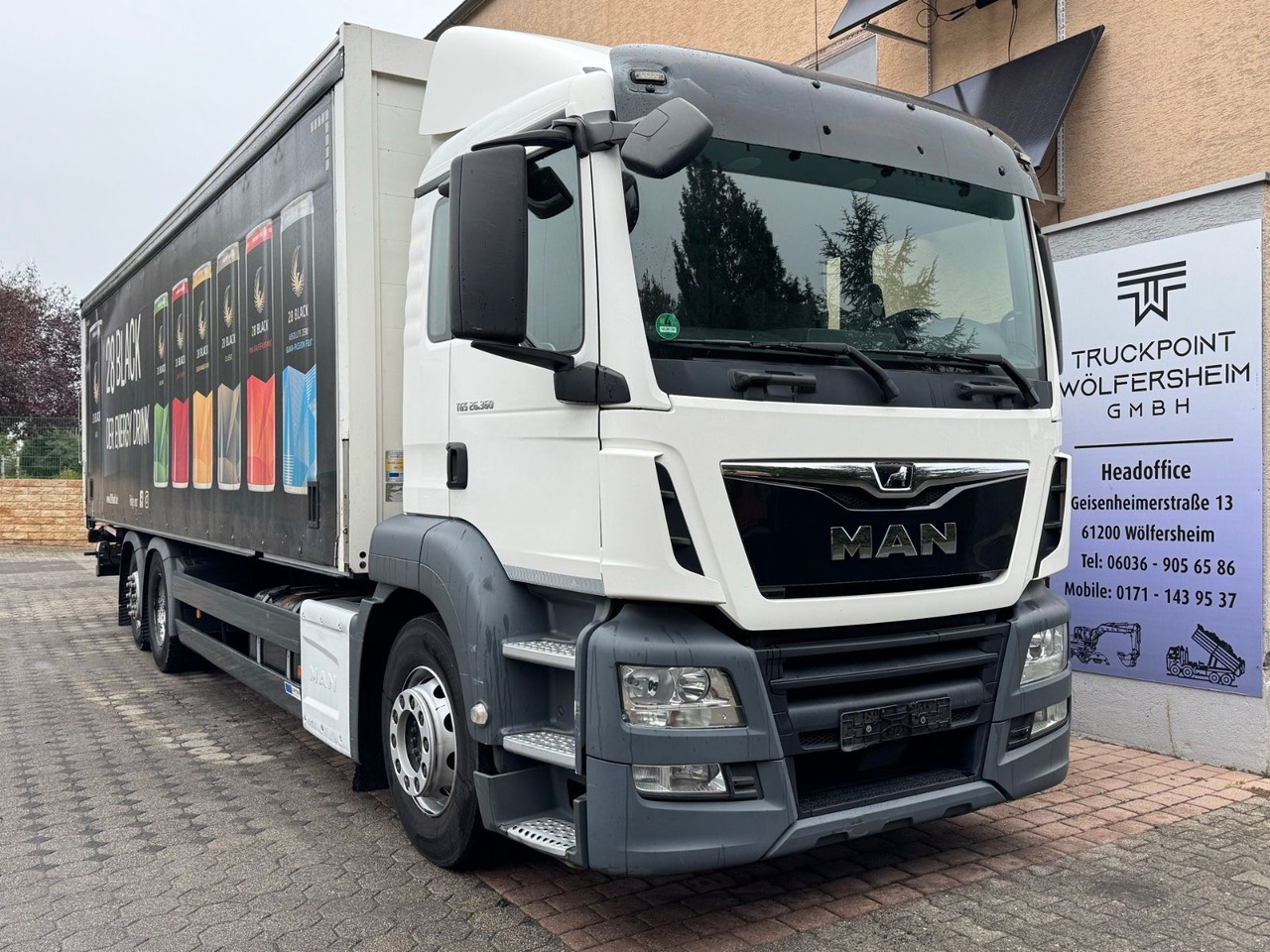 MAN TGS 26.360/LBW/Lenk-Lift/AHK/Voll-Luft - Dryckestransport lastbil: bild 1 MAN TGS 26.360/LBW/Lenk-Lift/AHK/Voll-Luft - Dryckestransport lastbil: bild 1