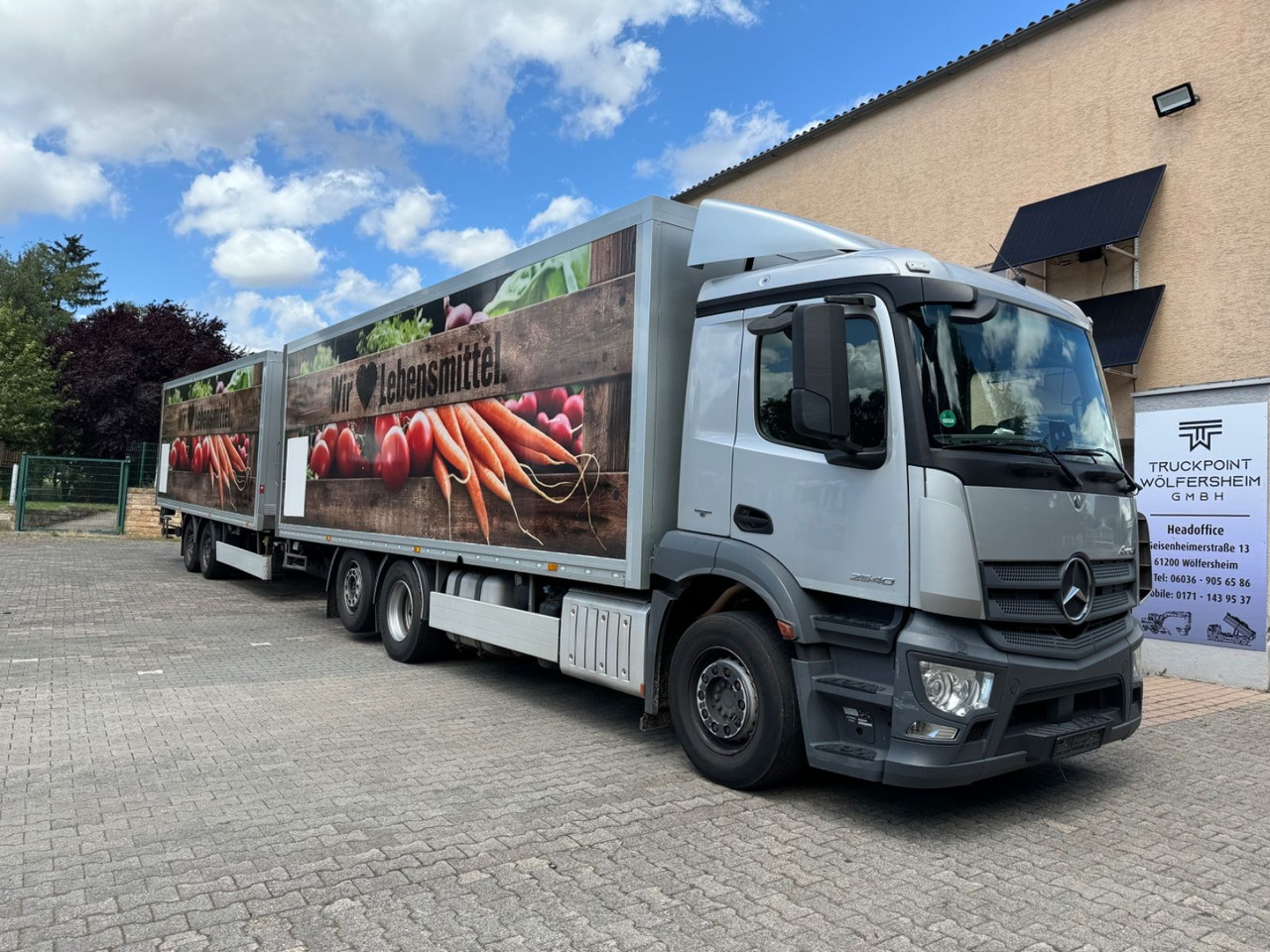 Mercedes-Benz Antos 2540/Durchladbar/Frigoblock/2x LBW/kpl.Zug - Kylbil lastbil: bild 1 Mercedes-Benz Antos 2540/Durchladbar/Frigoblock/2x LBW/kpl.Zug - Kylbil lastbil: bild 1
