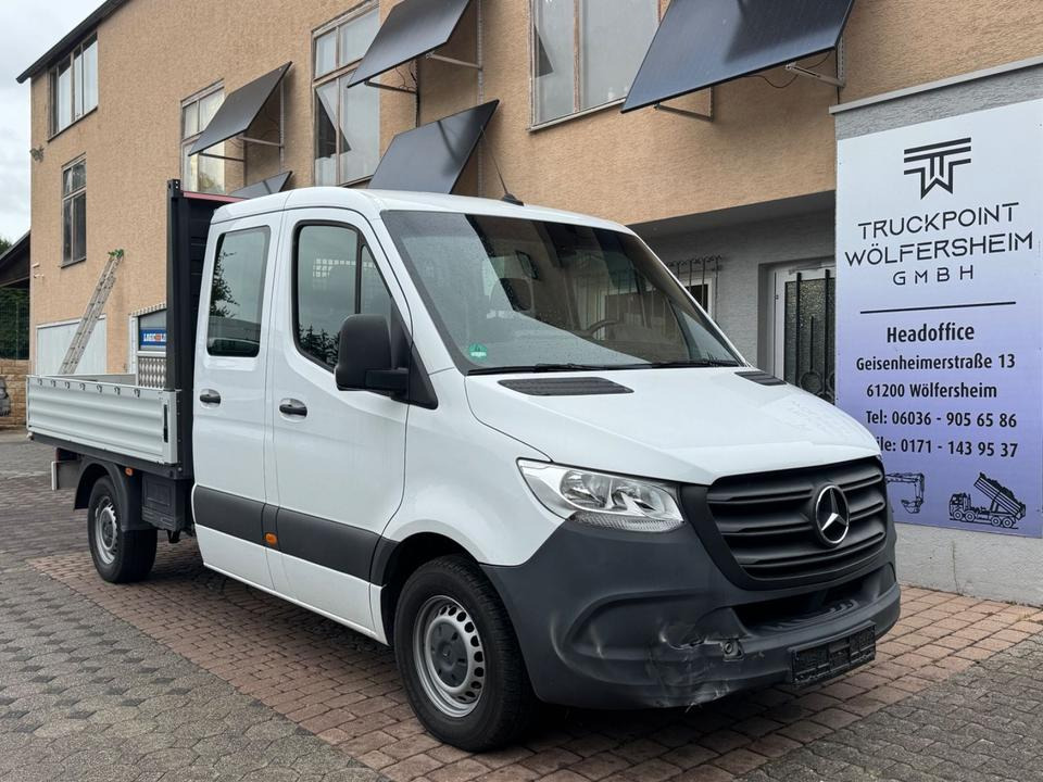 Mercedes-Benz Sprinter 315 CDI/Doka/Sitzheiz. - Transportbil med flak, Dubbelhytt transportbil: bild 1 Mercedes-Benz Sprinter 315 CDI/Doka/Sitzheiz. - Transportbil med flak, Dubbelhytt transportbil: bild 1