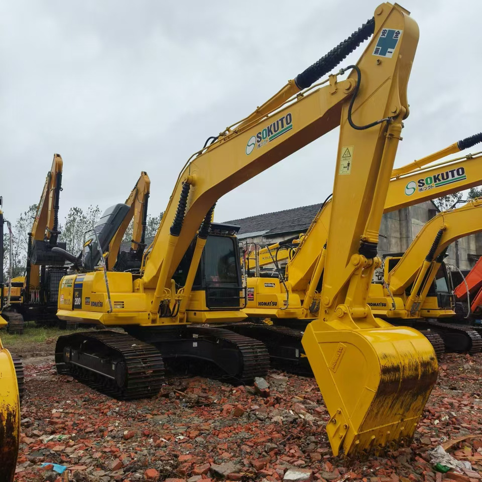 KOMATSU PC200 - Bandgrävare: bild 1 KOMATSU PC200 - Bandgrävare: bild 1