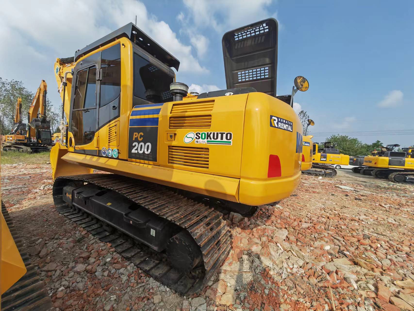 KOMATSU PC200 - Bandgrävare: bild 1 KOMATSU PC200 - Bandgrävare: bild 1