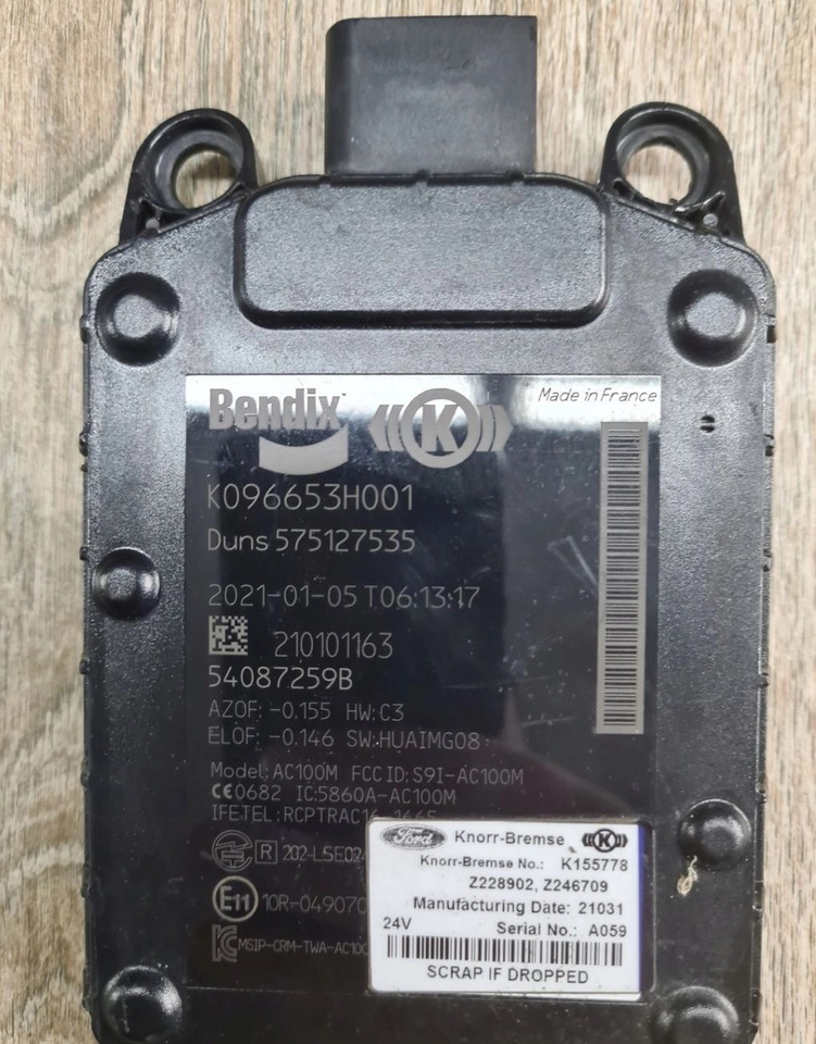 FORD F-MAX KNORR-BREMSE K096653H001 575127535 210101163 54087259C K155778 Z228902 Z246709 - Sensor: bild 5 FORD F-MAX KNORR-BREMSE K096653H001 575127535 210101163 54087259C K155778 Z228902 Z246709 - Sensor: bild 5