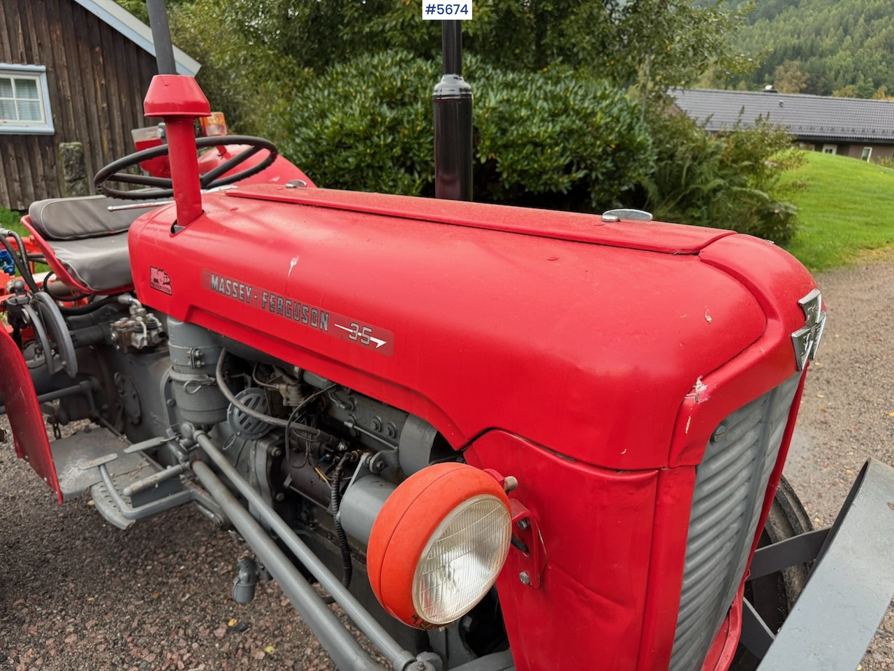 1961 Massey Ferguson 35 m/ litt utstyr - Traktor: bild 3 1961 Massey Ferguson 35 m/ litt utstyr - Traktor: bild 3