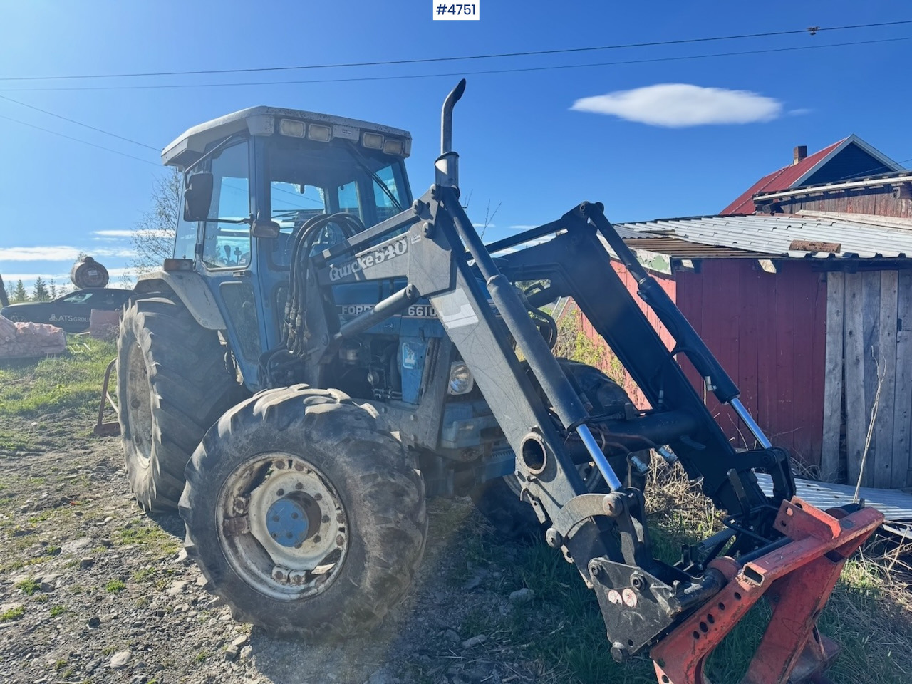 1987 Ford 6610 4x4 w/ Front loader. - Traktor: bild 4 1987 Ford 6610 4x4 w/ Front loader. - Traktor: bild 4