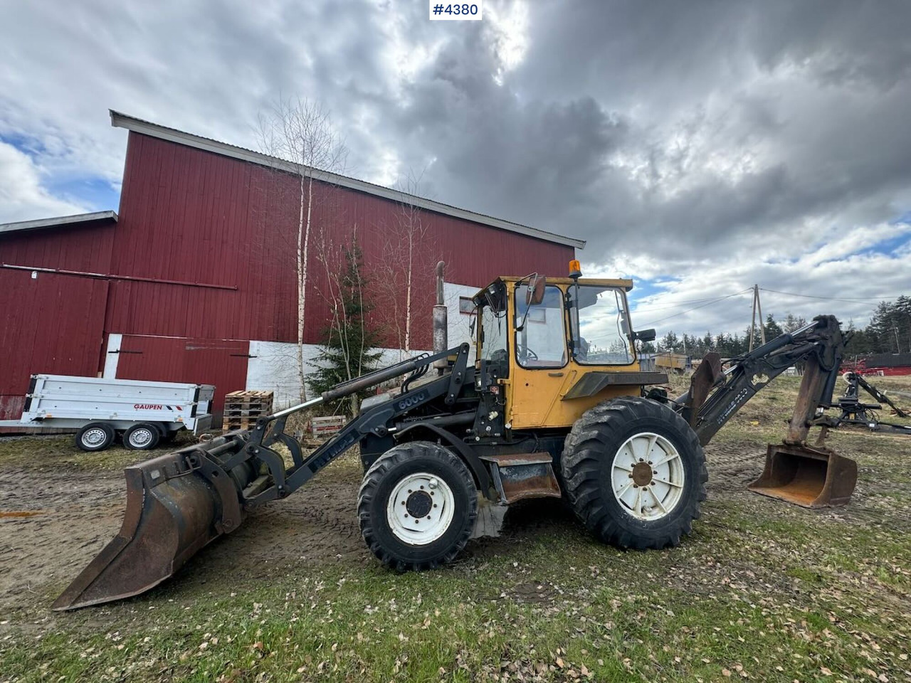1988 Valmet/Hymas 6000 Backhoe Loader - Grävmaskin: bild 1 1988 Valmet/Hymas 6000 Backhoe Loader - Grävmaskin: bild 1