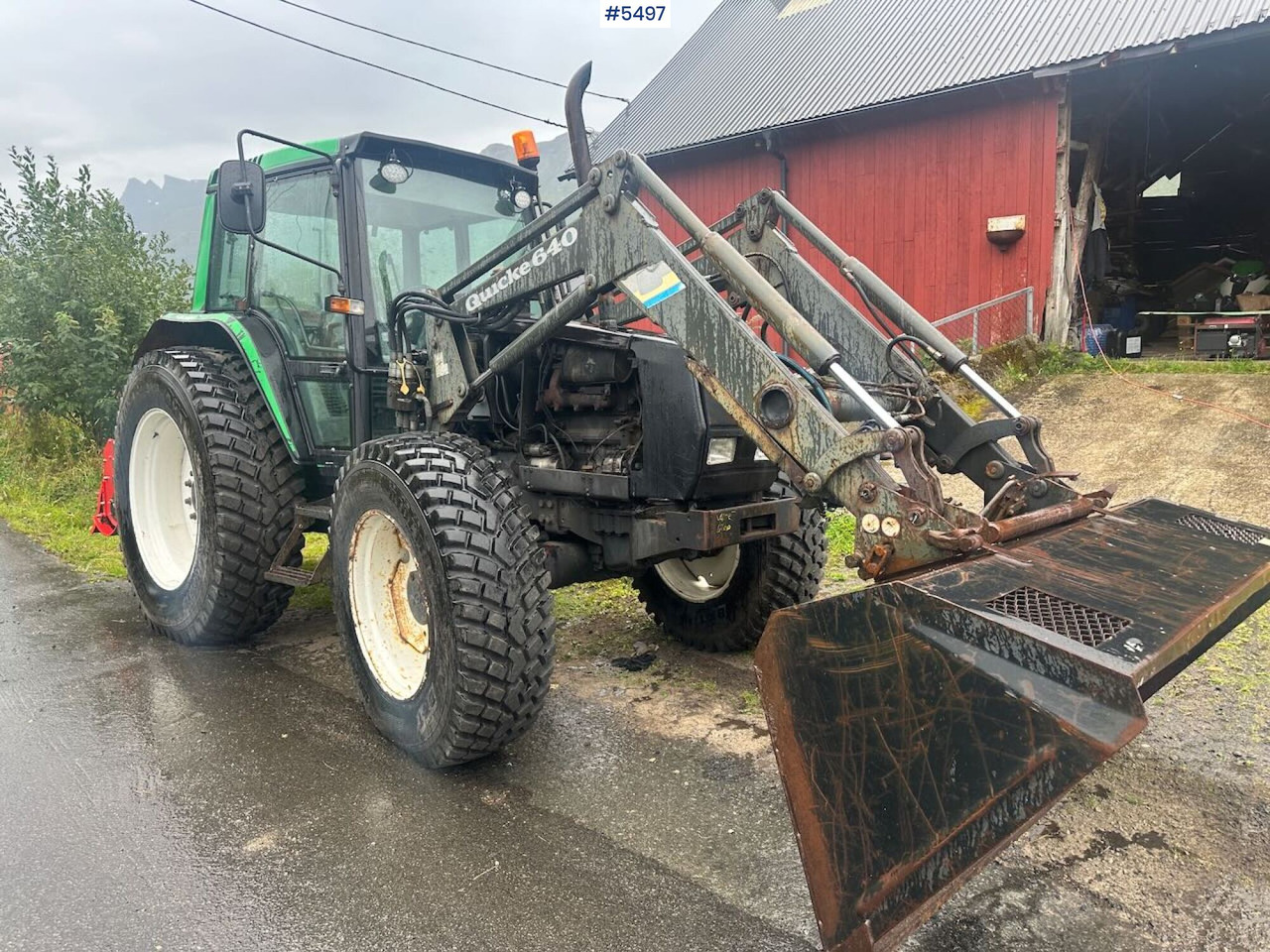 1994 Valmet 6400 Turbo 4x4 tractor with front loader and agricultural tires on rims. - Traktor: bild 5 1994 Valmet 6400 Turbo 4x4 tractor with front loader and agricultural tires on rims. - Traktor: bild 5