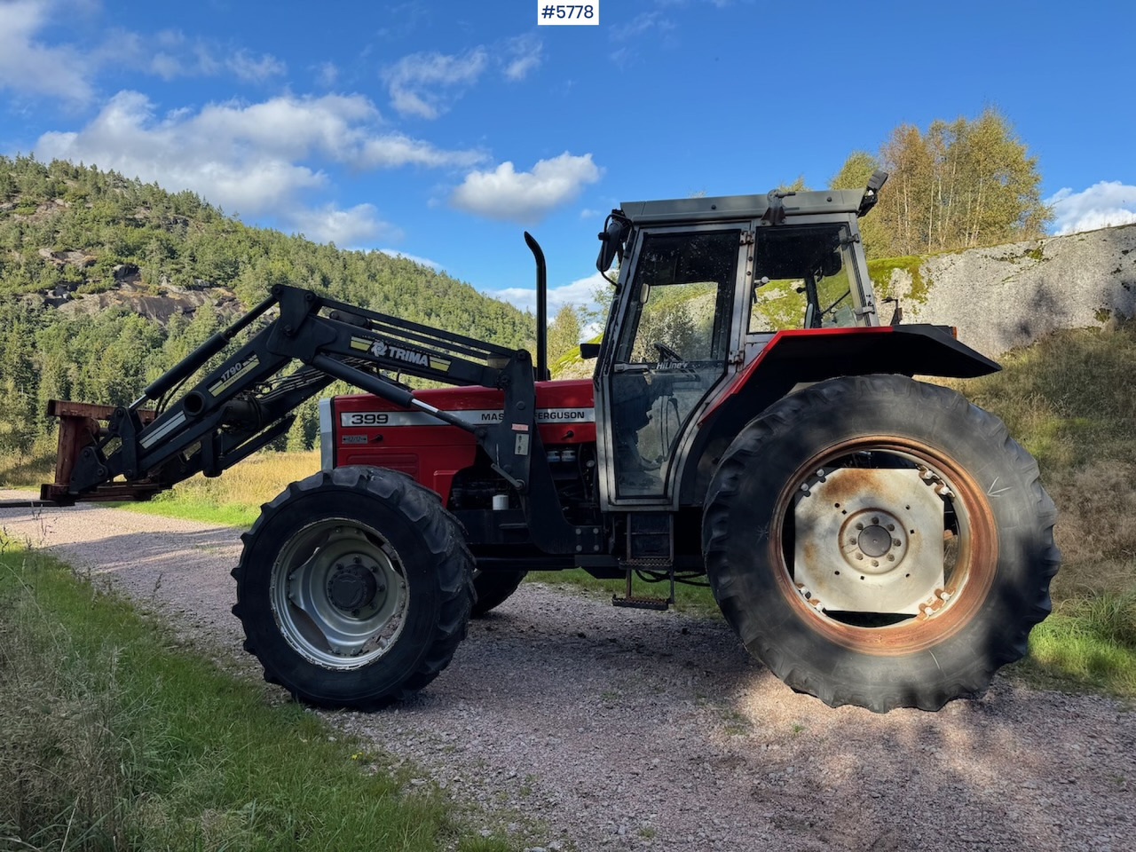 1995 Massey Ferguson 399 w/ front loader. - Traktor: bild 5 1995 Massey Ferguson 399 w/ front loader. - Traktor: bild 5