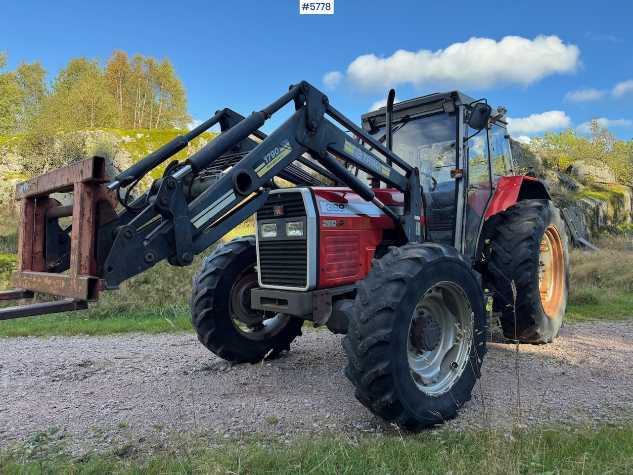 1995 Massey Ferguson 399 w/ front loader. - Traktor: bild 4 1995 Massey Ferguson 399 w/ front loader. - Traktor: bild 4