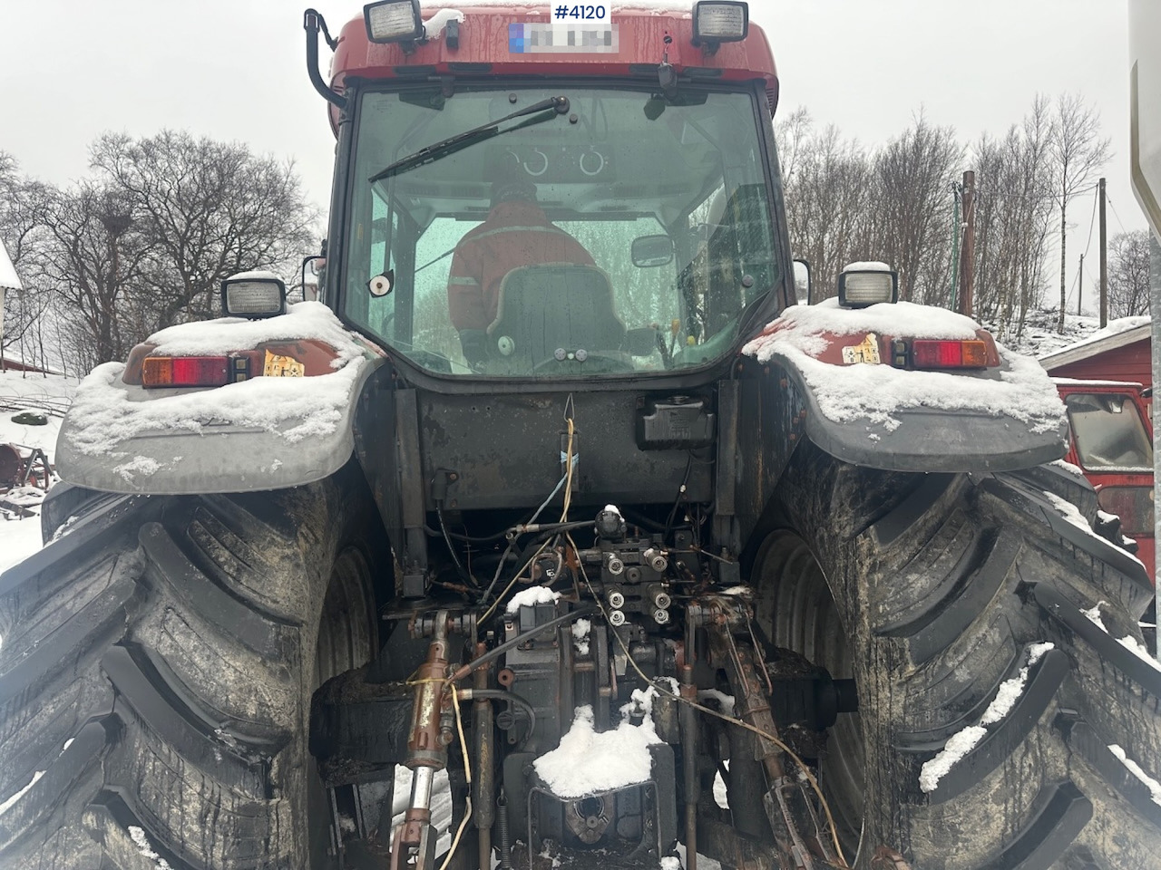 Traktor 2002 CASE MX 135 MAXXUM 4x4 tractor with front loader.: bild 10
