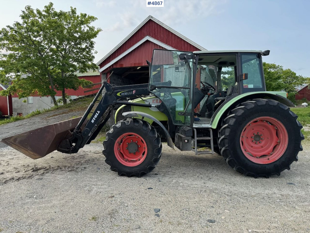 2007 Claas Celtis 446 with front loader, pallet forks, and bucket - Traktor: bild 4 2007 Claas Celtis 446 with front loader, pallet forks, and bucket - Traktor: bild 4