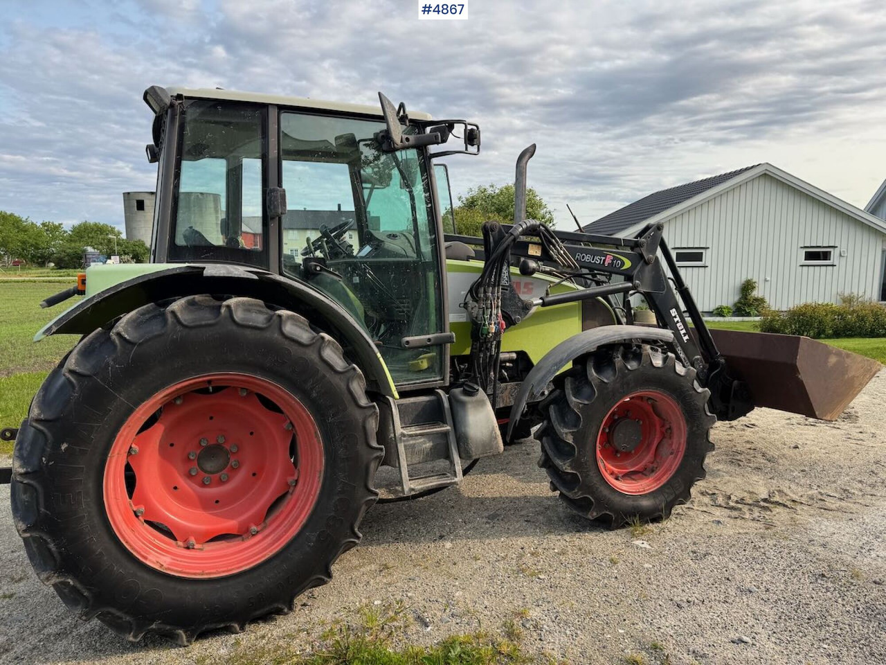 2007 Claas Celtis 446 with front loader, pallet forks, and bucket - Traktor: bild 3 2007 Claas Celtis 446 with front loader, pallet forks, and bucket - Traktor: bild 3