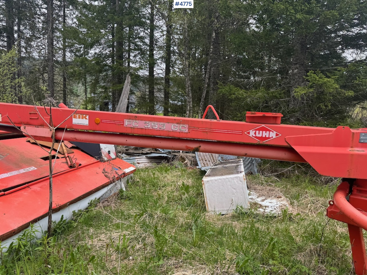 2007 Kuhn FC353GC mower - Utrustning för vallskörd: bild 4 2007 Kuhn FC353GC mower - Utrustning för vallskörd: bild 4