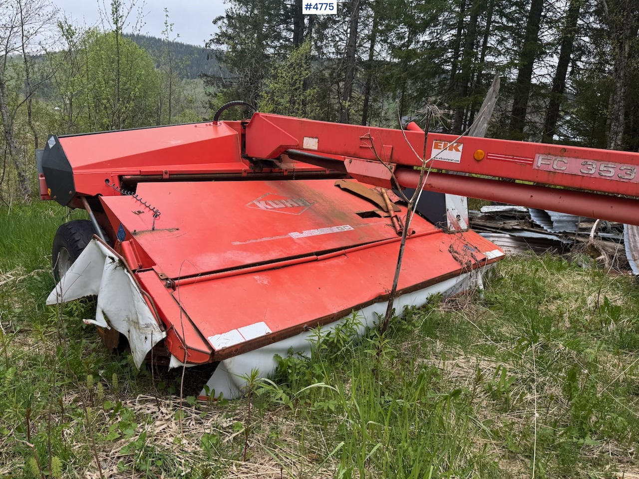 2007 Kuhn FC353GC mower - Utrustning för vallskörd: bild 5 2007 Kuhn FC353GC mower - Utrustning för vallskörd: bild 5