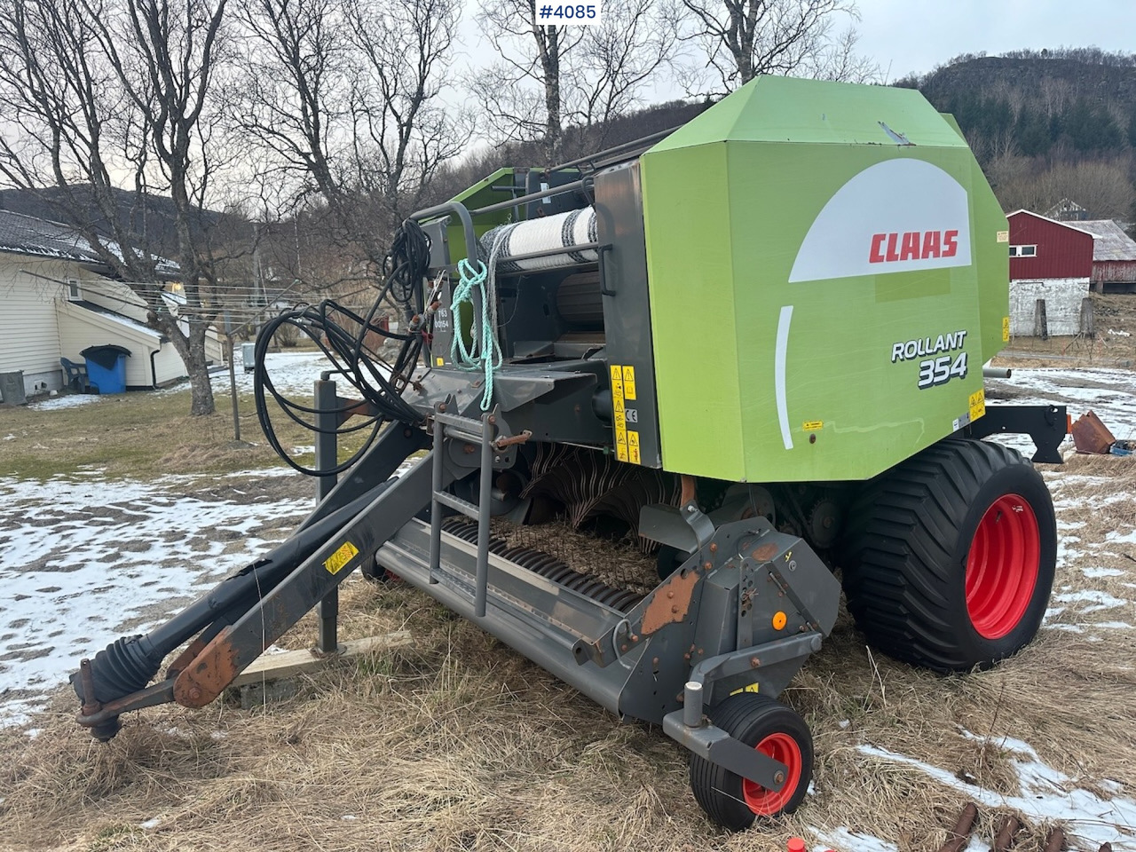 2008 Claas Rollant 354 Rotocut round baler. small repair object - Utrustning för vallskörd: bild 4 2008 Claas Rollant 354 Rotocut round baler. small repair object - Utrustning för vallskörd: bild 4