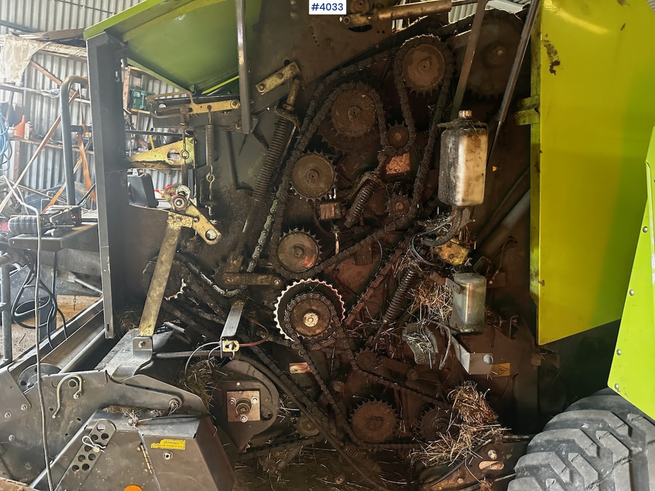 Utrustning för vallskörd 2008 Claas rollant 355 uniwrap round baler press: bild 45