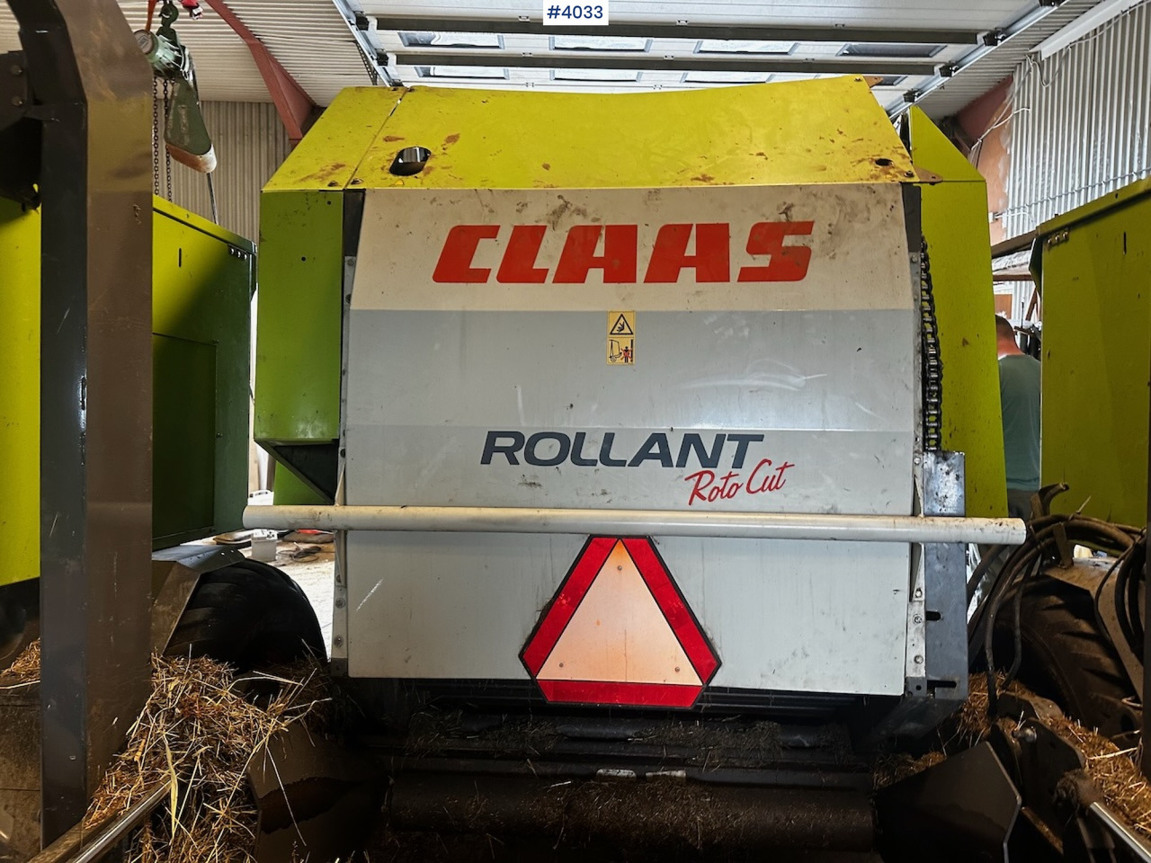 Utrustning för vallskörd 2008 Claas rollant 355 uniwrap round baler press: bild 8