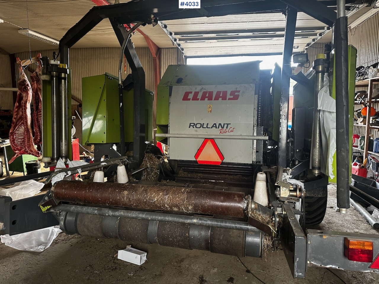 Utrustning för vallskörd 2008 Claas rollant 355 uniwrap round baler press: bild 9