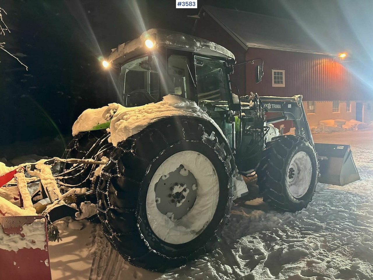 2008 Deutz-Fahr Agrofarm 100 traktor w/ Trima Front loader. See hours! - Traktor: bild 4 2008 Deutz-Fahr Agrofarm 100 traktor w/ Trima Front loader. See hours! - Traktor: bild 4