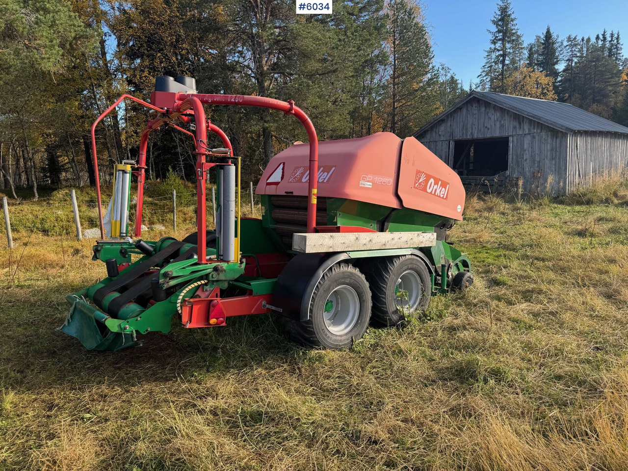 2008 Orkel 1260 round baler - Utrustning för vallskörd: bild 1 2008 Orkel 1260 round baler - Utrustning för vallskörd: bild 1