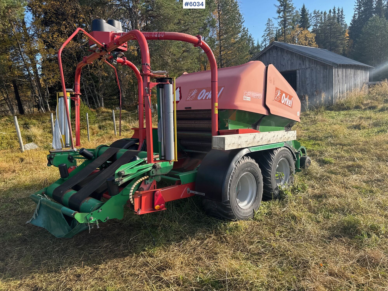 2008 Orkel 1260 round baler - Utrustning för vallskörd: bild 2 2008 Orkel 1260 round baler - Utrustning för vallskörd: bild 2