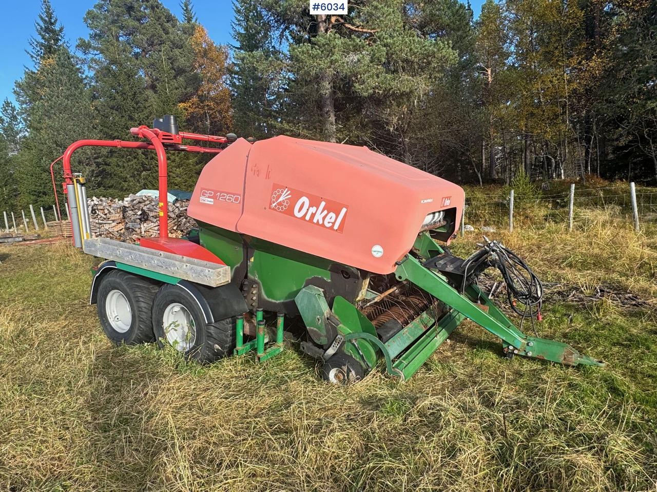 2008 Orkel 1260 round baler - Utrustning för vallskörd: bild 3 2008 Orkel 1260 round baler - Utrustning för vallskörd: bild 3