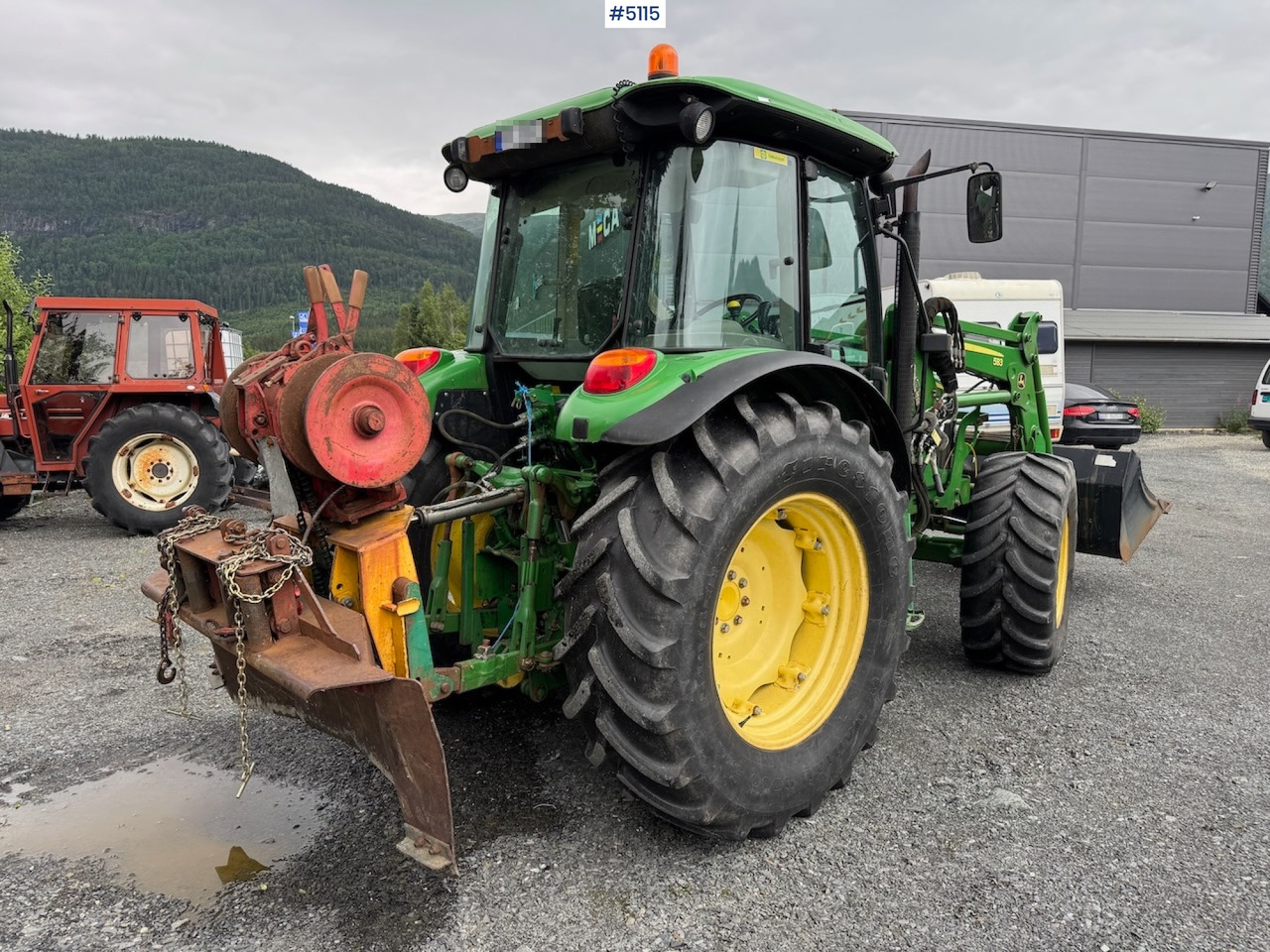 2011 John Deere 5080 M m/frontlaster. Lite timer! - Traktor: bild 5 2011 John Deere 5080 M m/frontlaster. Lite timer! - Traktor: bild 5