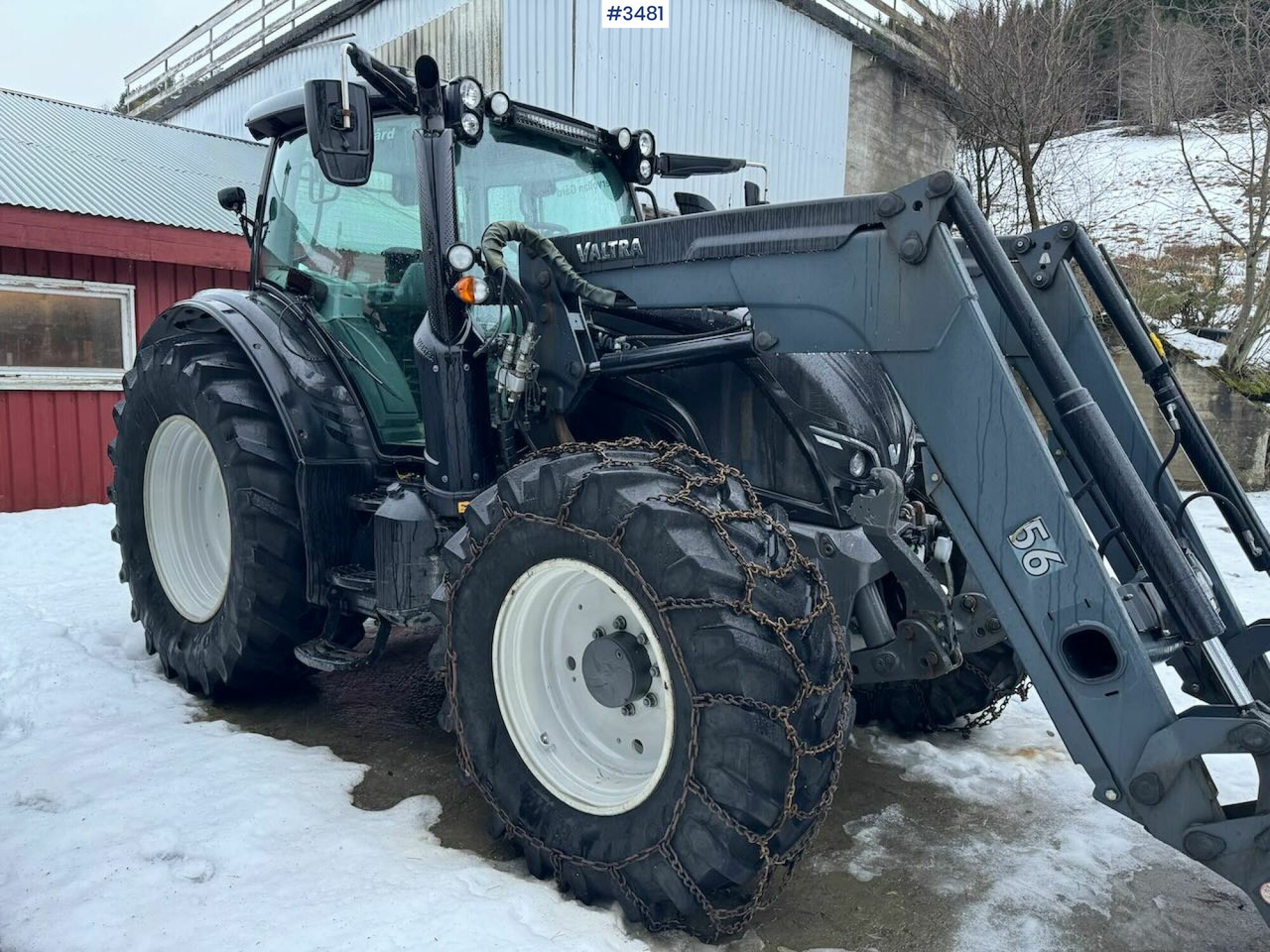 2015 Valtra N174D w/ Front loader - Traktor: bild 1 2015 Valtra N174D w/ Front loader - Traktor: bild 1
