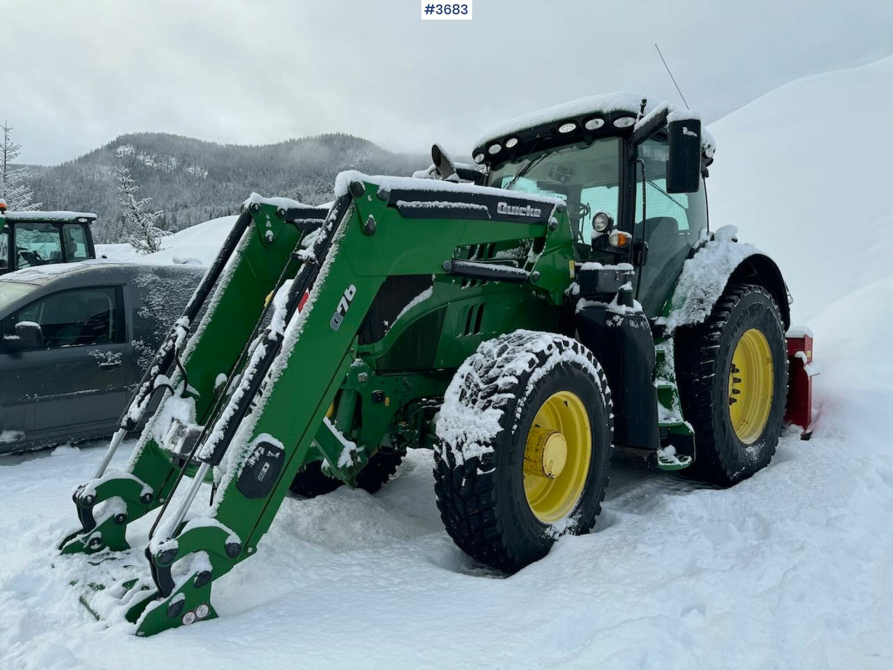 2016 John Deere 6175R 4x4 w/ front loader - Traktor: bild 2 2016 John Deere 6175R 4x4 w/ front loader - Traktor: bild 2