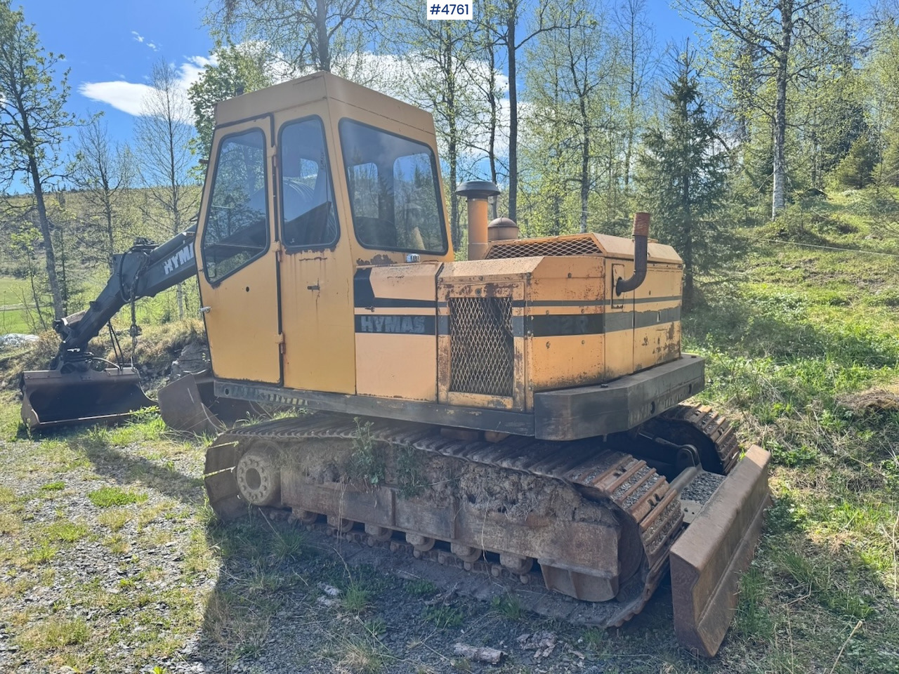 Circa 1990 Hymas 82R Crawler excavator w/ 2 buckets. - Grävmaskin: bild 4 Circa 1990 Hymas 82R Crawler excavator w/ 2 buckets. - Grävmaskin: bild 4