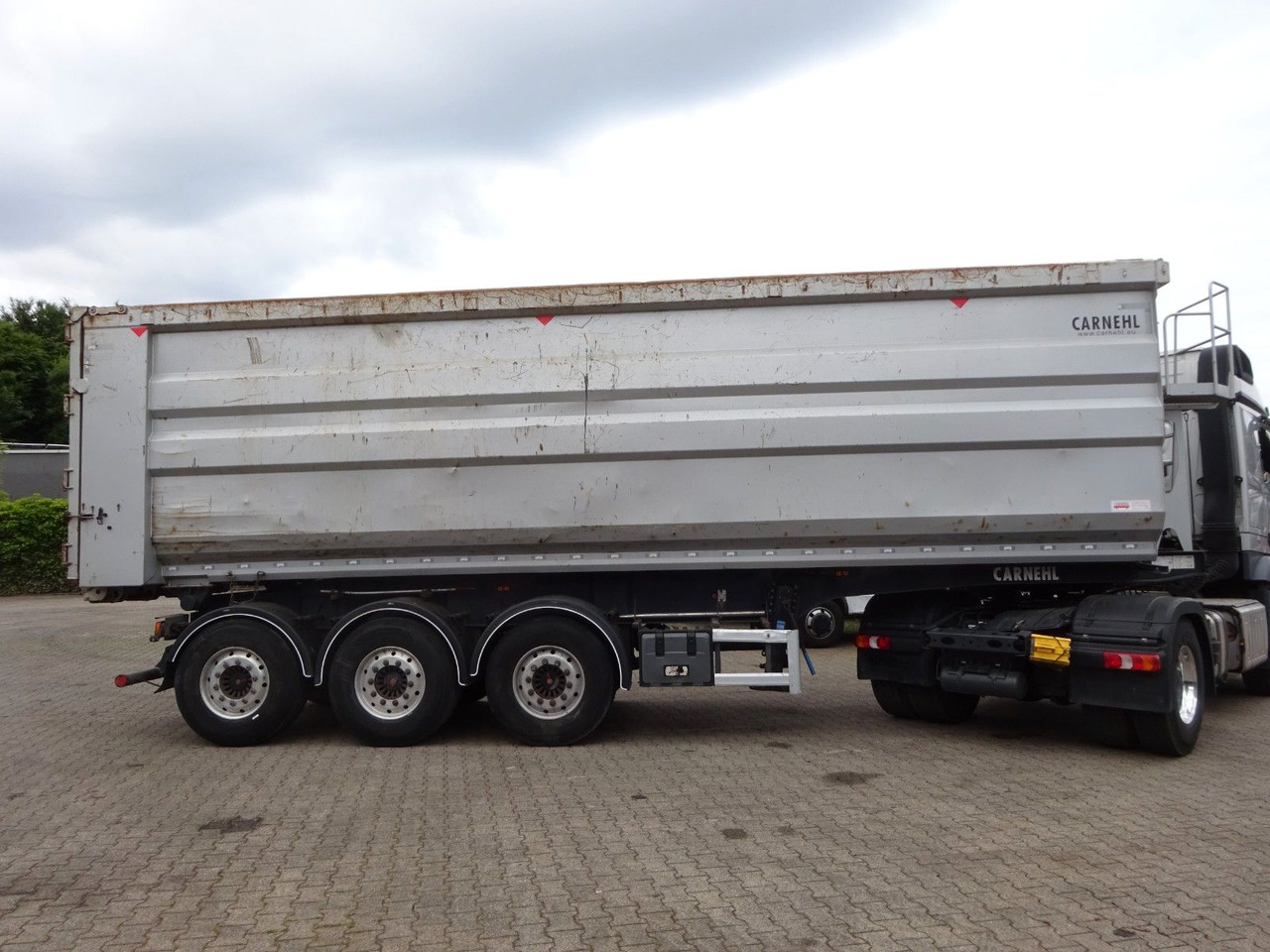 Carnehl Kipp Auflieger aus Stahl mit 3 Achsen - Tippbil semitrailer: bild 1 Carnehl Kipp Auflieger aus Stahl mit 3 Achsen - Tippbil semitrailer: bild 1