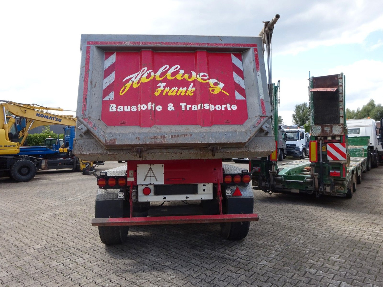 Langendorf Kippauflieger mit 3 Achsen Stahl - Tippbil semitrailer: bild 3 Langendorf Kippauflieger mit 3 Achsen Stahl - Tippbil semitrailer: bild 3