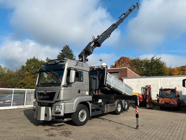 MAN 28.500 TGS 3Skipper + Fassi 395 Kran+Greifer 6x2 - Kranbil: bild 2 MAN 28.500 TGS 3Skipper + Fassi 395 Kran+Greifer 6x2 - Kranbil: bild 2