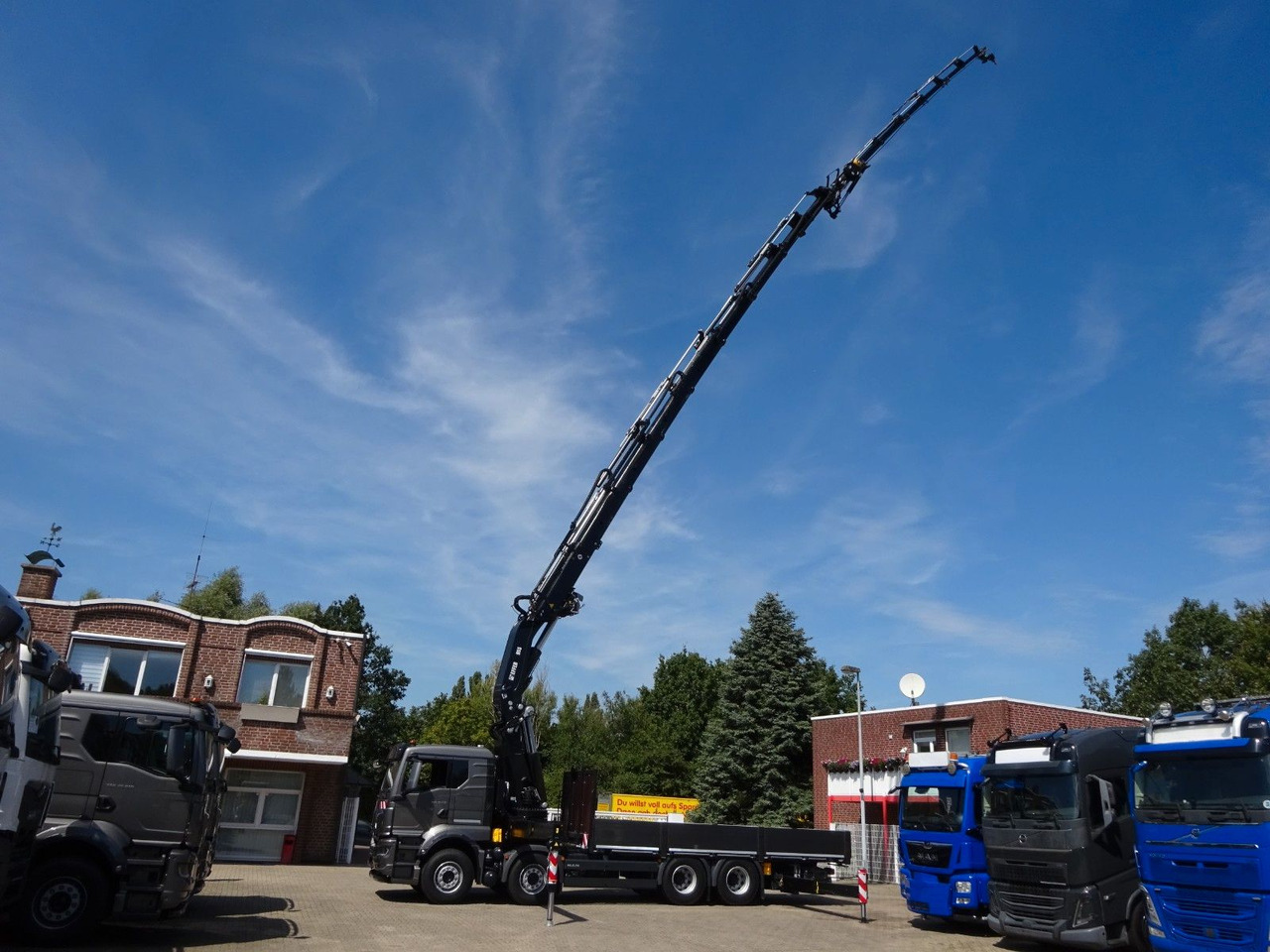MAN 35.510 P+ 955 Effer jib Seilwind(100t Meterkran MAN 35.510 P+ 955 Effer jib Seilwind(100t Meterkran - Kranbil, Flakbil: bild 3 MAN 35.510 P+ 955 Effer jib Seilwind(100t Meterkran MAN 35.510 P+ 955 Effer jib Seilwind(100t Meterkran - Kranbil, Flakbil: bild 3